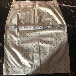 NWT J Crew Size 4 Polka Dot Pencil Skirt
